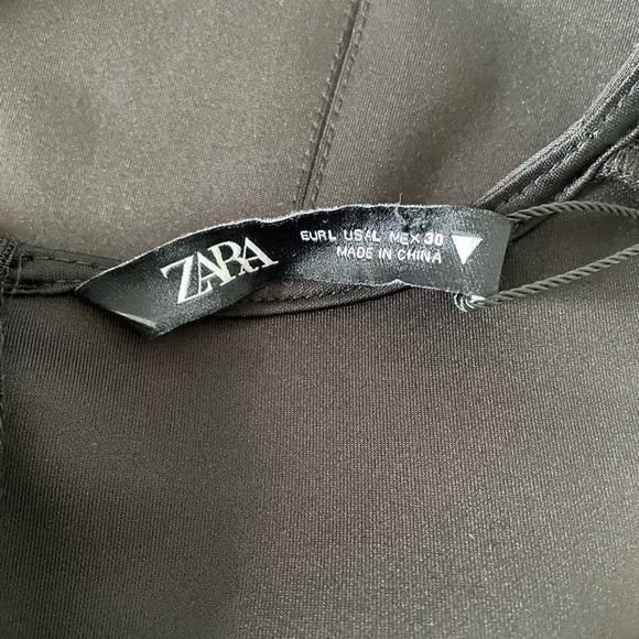 Zara black Neophrene-effect cut out twisted maxi dress - Picture 11 of 12